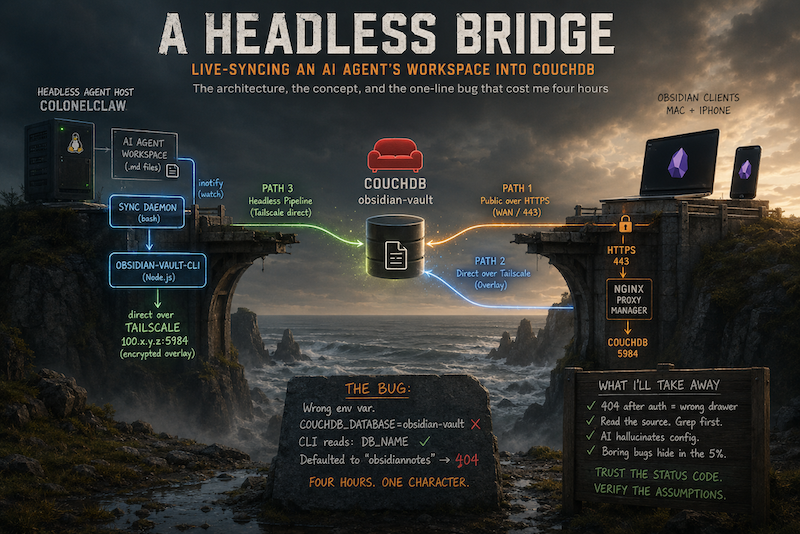 Headless AI Synch Bridge for Obsidian and OpenClaw